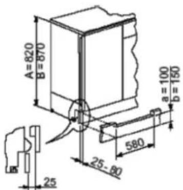 Exquisit UGS 105-1E A+ - Anweisungen zum Unterbau - 7
