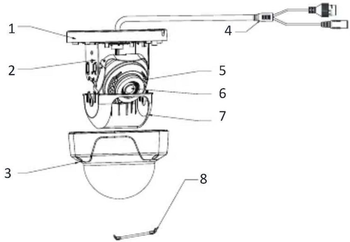 HiLook IPC-B150H-M - Appearance Descripon - 1