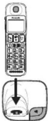 PANASONIC KX-TGE110E - Battery charging - 1