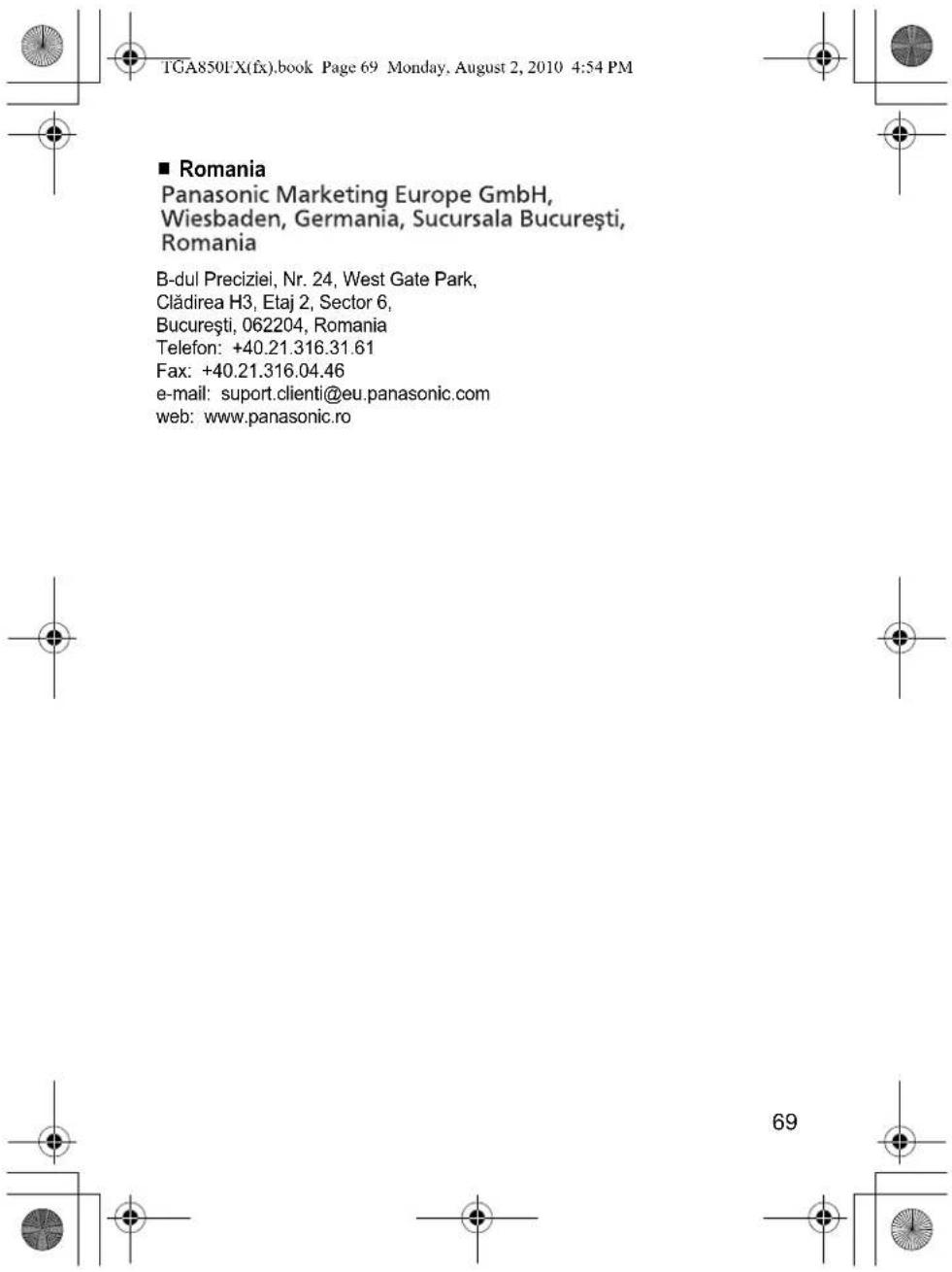 PANASONIC KX-TGA850FX - ■ Polska - 1