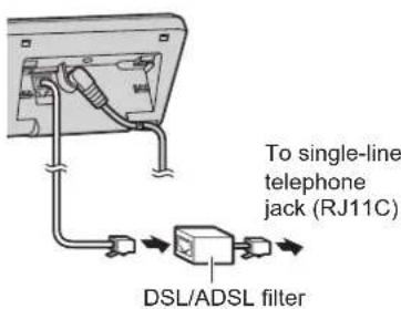 PANASONIC KX-TG9348 - If you subscribe to a DSL/ADSL service - 1