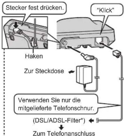 PANASONIC KX-TG8563GB - Anschlüsse - 1