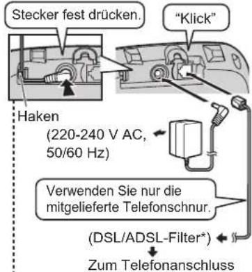 PANASONIC KX-TG6522AR - Anschlüsse - 1