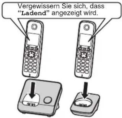 PANASONIC KX-TG6761G - Akku-Aufladung - 1