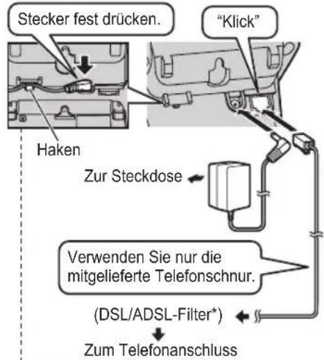 PANASONIC KX-TG6761G - Anschlüsse - 1