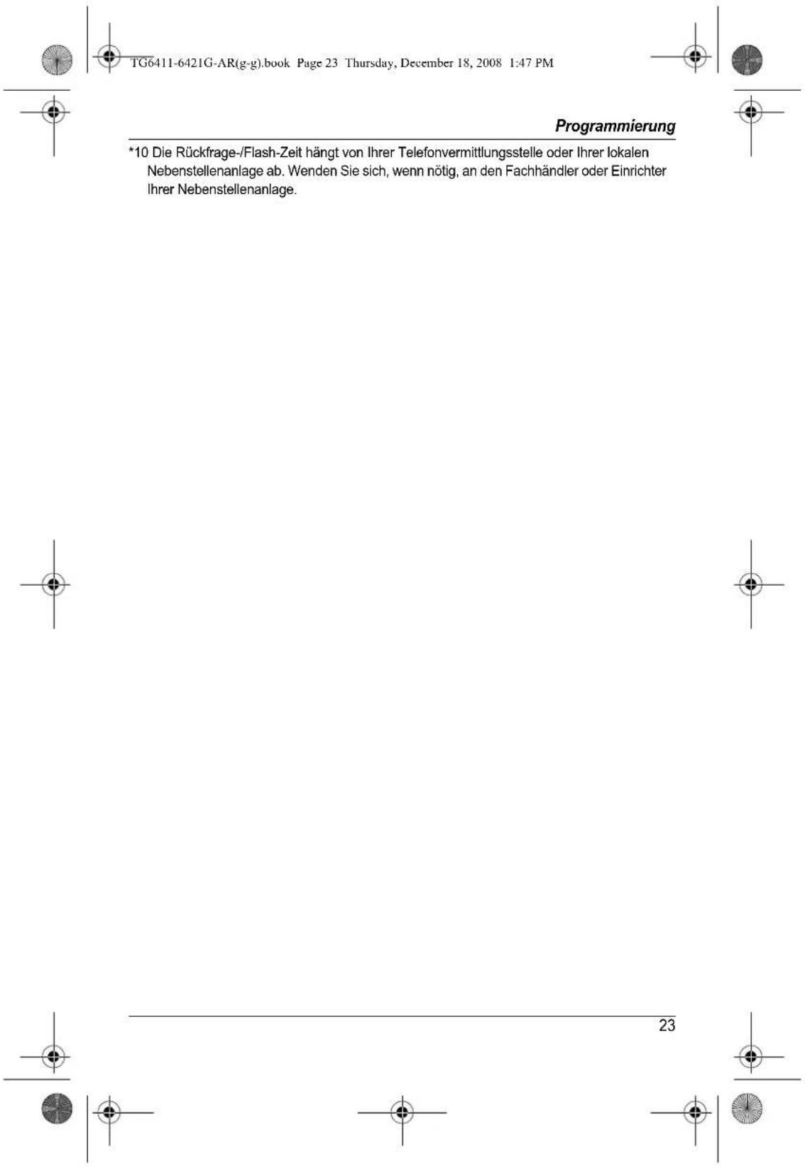 PANASONIC KX-TG6424G - Hinweis: - 9