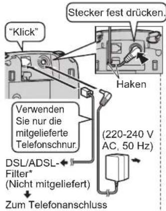 PANASONIC KX-TG6421AR - Anschlüsse - 1