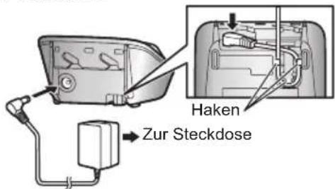 PANASONIC KX-TG2722G - Anschlüsse - 3