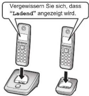 PANASONIC KX-TG2722G - Akku-Aufladung - 1