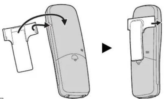PANASONIC KX-TCD965 - Trageclip anbringen - 1
