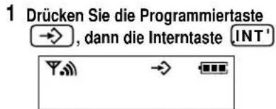 PANASONIC KX-TCD962 - Wahlverfahren einstellen - 1