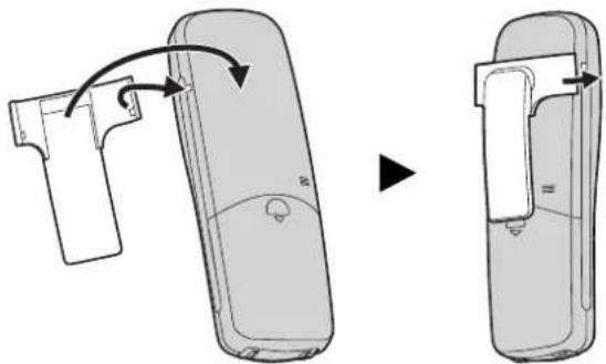 PANASONIC KX-TCD962 - Trageclip anbringen - 1