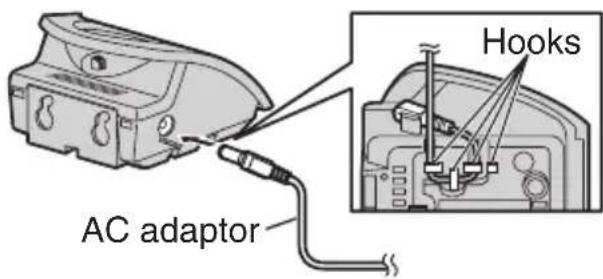 PANASONIC KX-TCD580 - Connect the AC adaptor. - 1