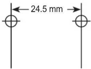 PANASONIC KX-TCD580 - Wall template for charger - 1