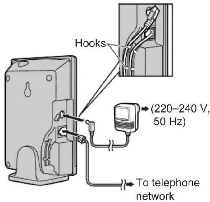 PANASONIC KX-TCD580 - Connections - 1