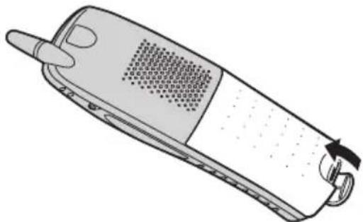 PANASONIC KX-TCD290G - Einsetzen der Akkus - 4