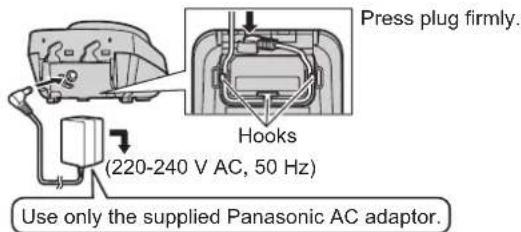 PANASONIC KX-TG8423E - Important: - 1