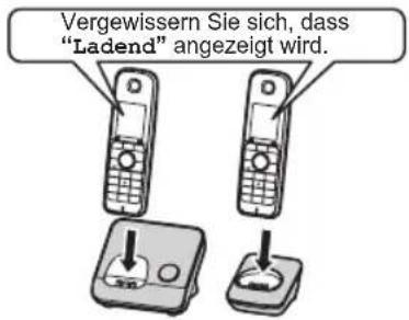PANASONIC KX-TG8161GA - Akku-Aufladung - 1