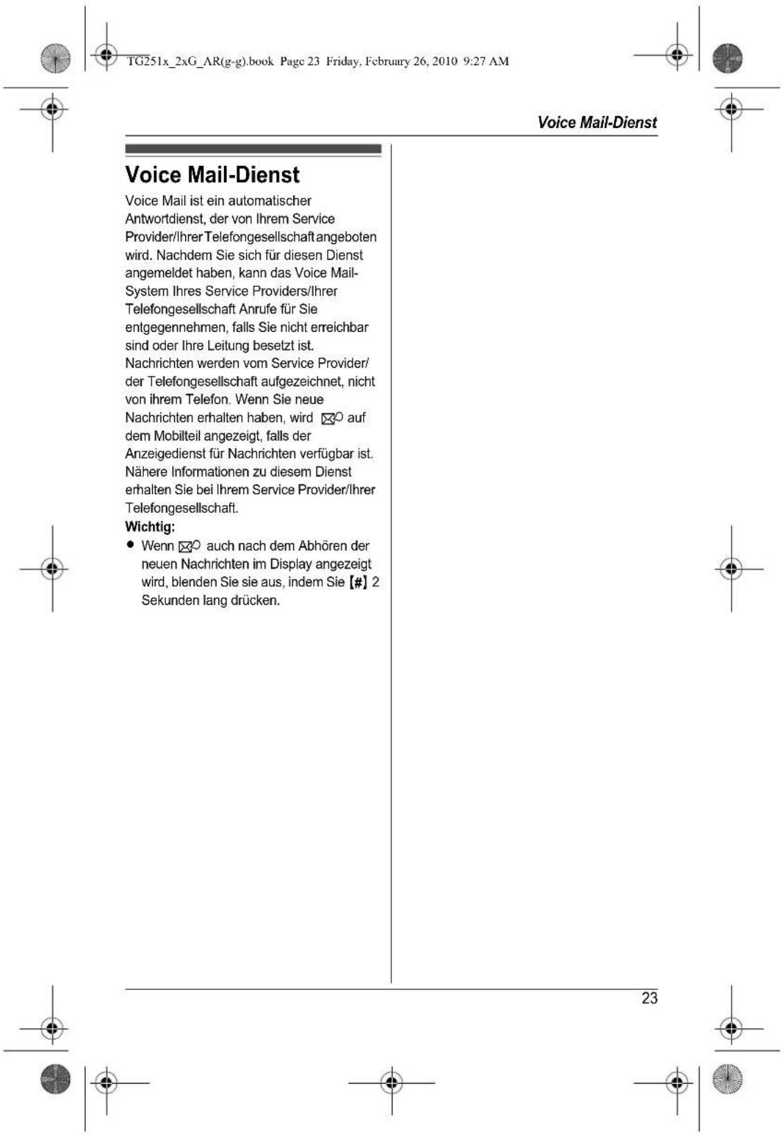 PANASONIC KX-TG2511G - Telefonbuch - 1