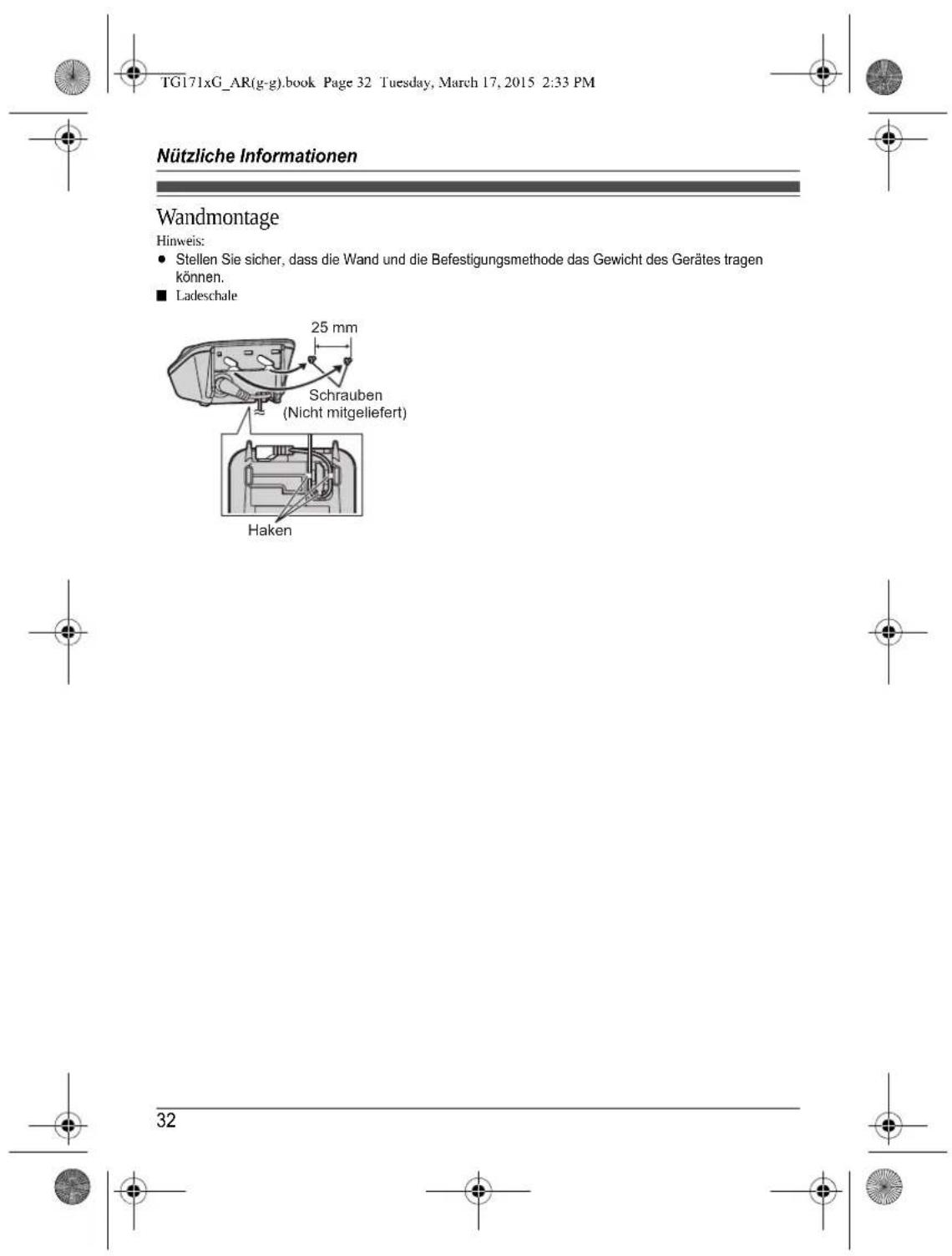 PANASONIC KX-TG1712G - Wichtig: - 9
