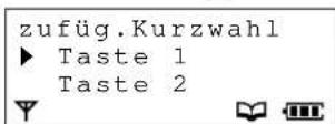 PANASONIC KX-TCD706GS - Einen Telefonbucheintrag unter einer Kurzwahlnummer speichern - 1