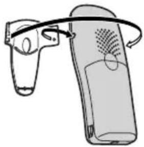 PANASONIC KX-TCD560 - Using the belt clip - 1