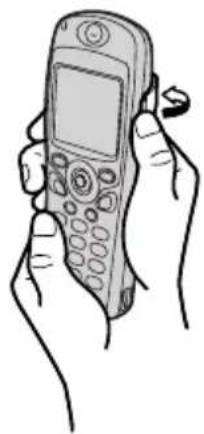 PANASONIC KX-TCD560 - Using the belt clip - 2