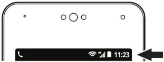 PANASONIC KX-PRX120G - Statusleiste - 1