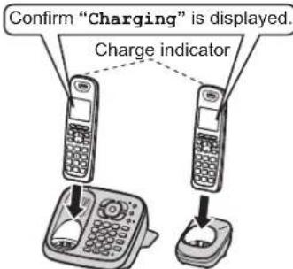 PANASONIC KX-TG6583 - Battery charge - 1