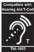PANASONIC KX-TG6583 - Compliance with TIA-1083 standard: - 1