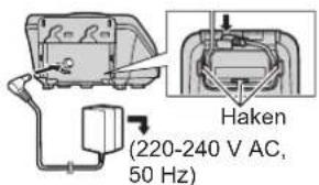 PANASONIC KX-TG6482G - Einsetzen der Akkus - 5