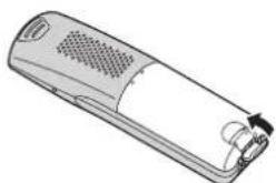 PANASONIC KX-TG6482G - Einsetzen der Akkus - 2
