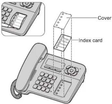 PANASONIC KX-TG6461E - Index card - 1