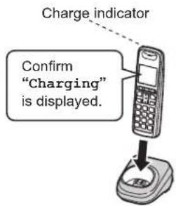 PANASONIC KX-TG6461E - Battery charge - 1