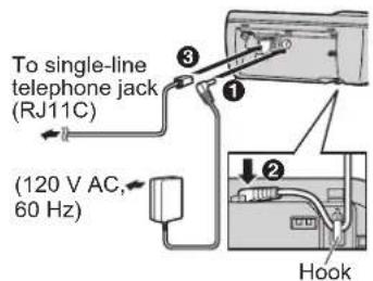 PANASONIC KX-TG4321 - Base unit - 1