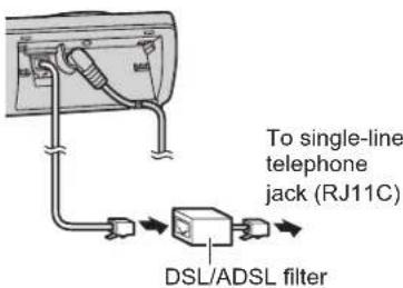 PANASONIC KX-TG4321 - If you subscribe to a DSL/ADSL service - 1