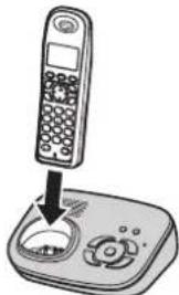 PANASONIC KX-TG4321 - Base unit: Charger - 1