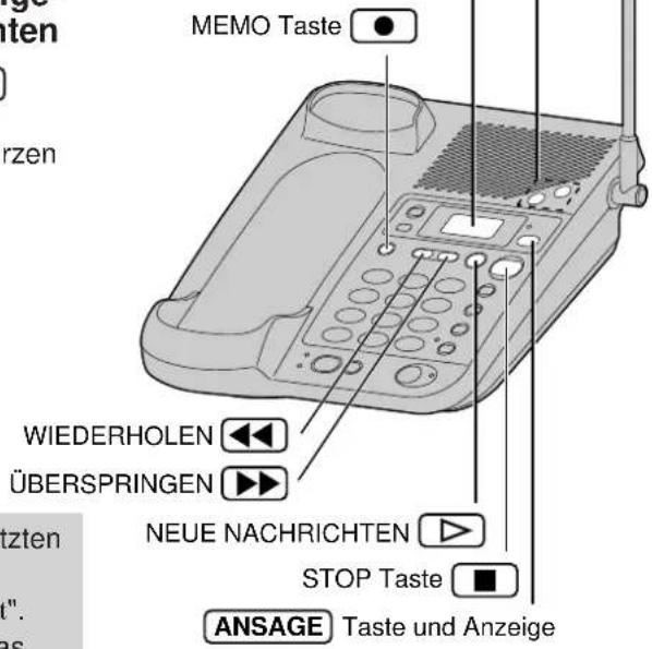 PANASONIC KX-TCD970 - Wiedergabe aller aufge- zeichneten Nachrichten - 1