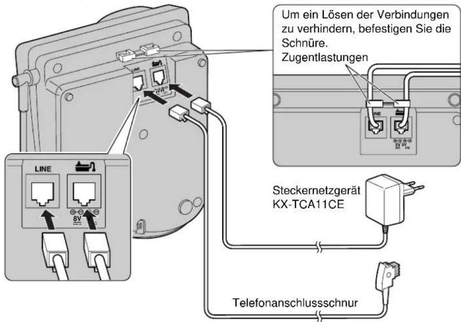 PANASONIC KX-TCD970 - Anschlüsse herstellen - 1