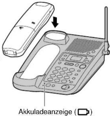 PANASONIC KX-TCD960 - Akku laden - 1