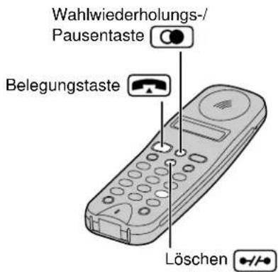 PANASONIC KX-TCD960 - Wahlwiederholung einer der zehn zuletzt gewählten Rufnummern - 3
