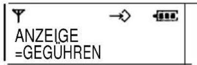 PANASONIC KX-TCD920 - Display auf Gesprächsgebühren oder Gesprächsdauer einstellen - 3