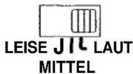 PANASONIC KX-TCD920 - Einstellen der Ruflautstärke an der Basisstation - 1