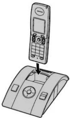 PANASONIC KX-TCD820G - Laden des/der Akku(s) - 1