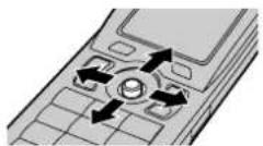 PANASONIC KX-TCD820G - Verwendung des Joysticks - 1