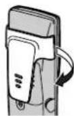 PANASONIC KX-TCD820G - Verwendung des Trageclips - 2