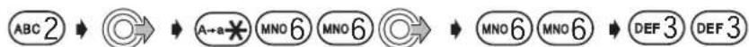 PANASONIC KX-TCD535GM - Beispiel (Alphabet-Modus) - 1