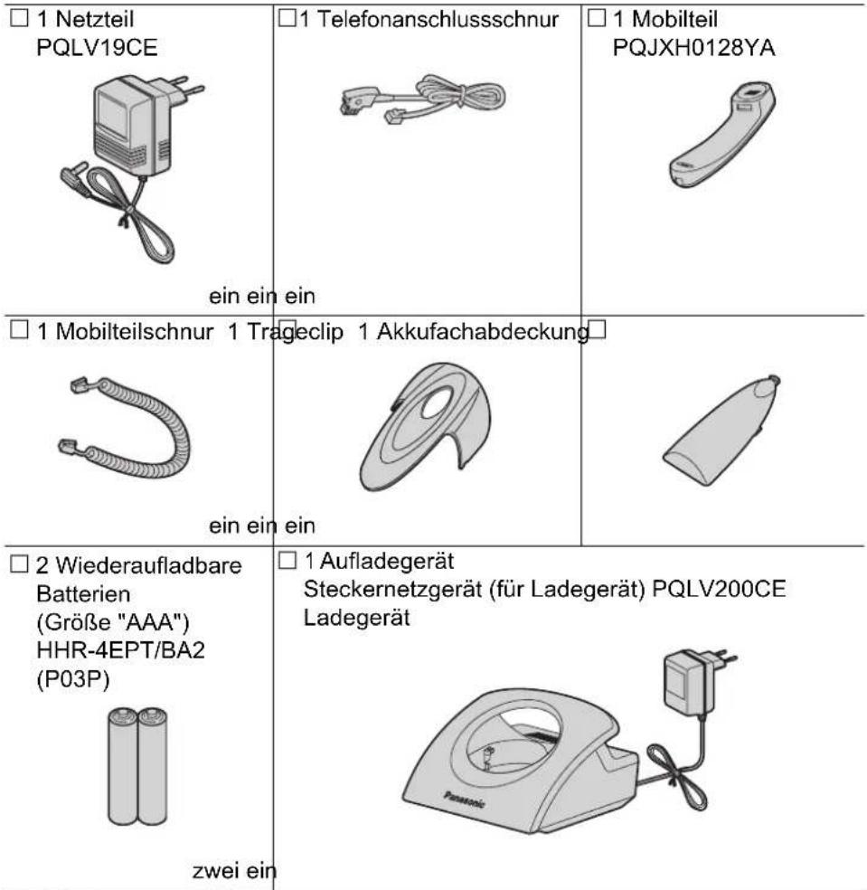 PANASONIC KX-TCD535GM - Zubehör (Lieferumfang) - 1