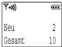 PANASONIC KX-TCD535GM - Eine Nachricht in der Eingangsliste lesen/anzeigen - 5