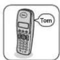 PANASONIC KX-TCD220G - Mobilteil-Telefonbuchkategorie - 1